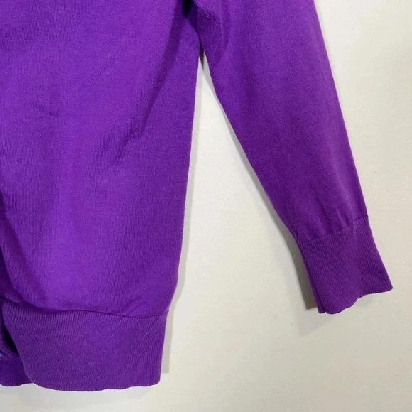 J.CREW | JACKIE CARDIGAN IN FIESTA PURPLE - Picture 7 of 15